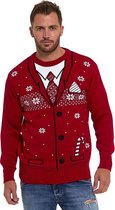 Foute Kersttrui Heren - Christmas Sweater "Keurig Kerst" - Kerst trui Mannen Maat S