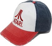 Atari - Red Logo Distressed Baseball Cap - Multicolor