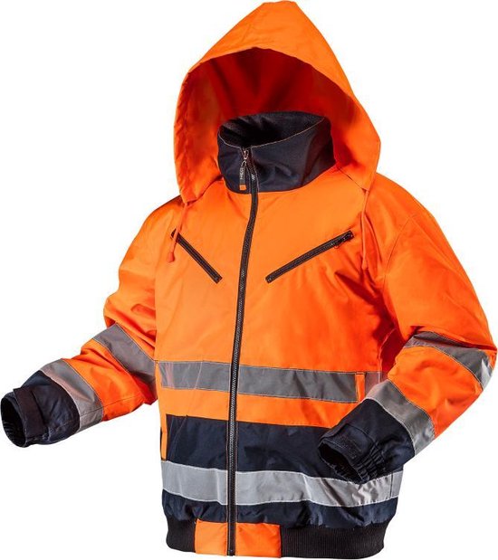 Neo Tools Hi-Vision Work Jacket with Microfleece Yellow XL/54 Poliester
