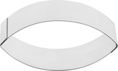 STERNSTEIGER Dessertringen roestvrij staal 85x50mm,30mm amerikaans voetbal