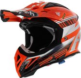 Airoh Aviator 2.3 Novak Chroom Oranje Crosshelm - Motorhelm - Maat XL