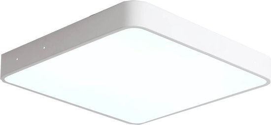 emulsie Betrokken Analist LED Plafondlamp Vierkant Wit 50 cm met ingebouwde LED - Saniled Spechio  Plafonnière | bol.com