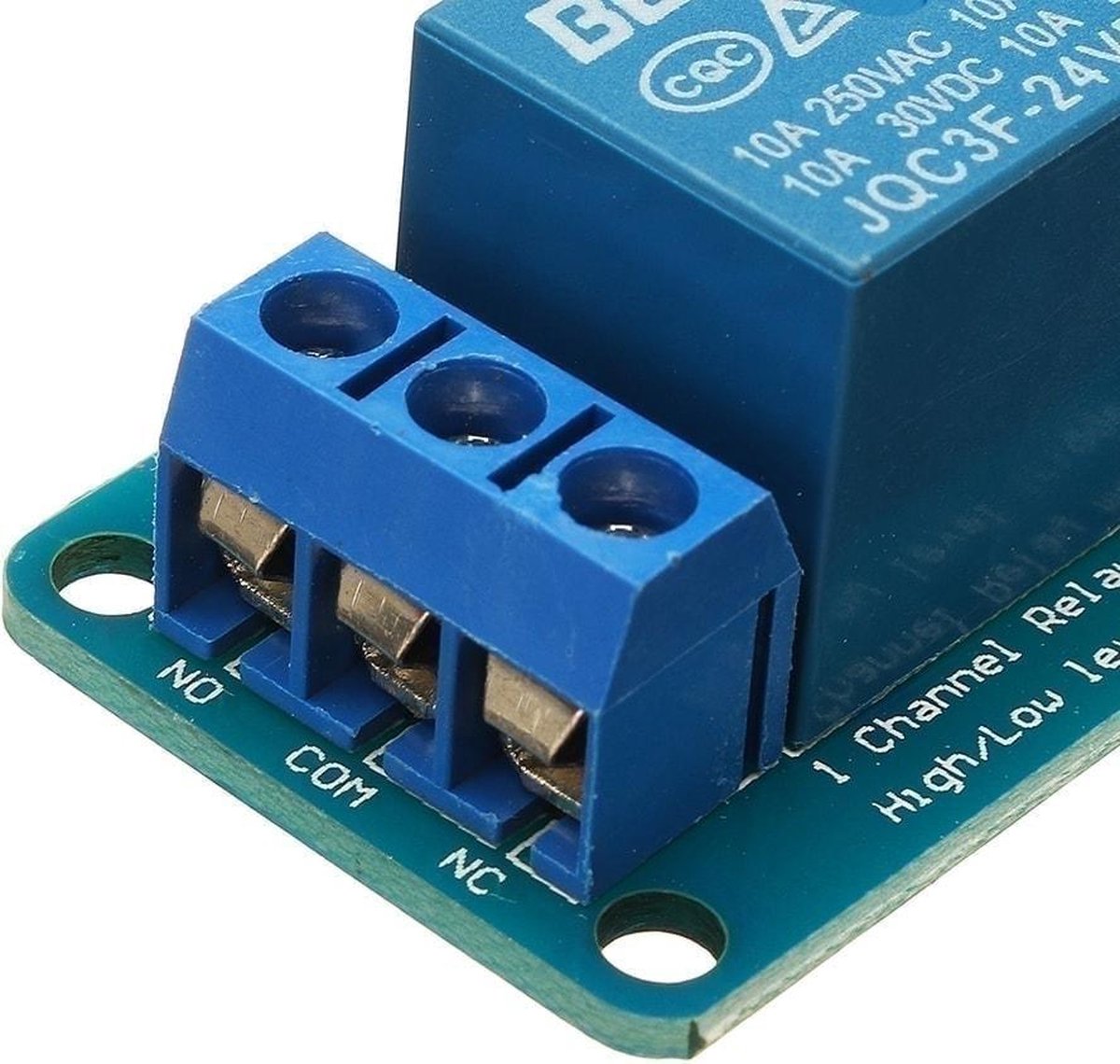 1 STÜCK 2 Kanal Relais Modul, 5V/12V/24V Optokoppler Relaismodul Isoliertes Triggermodul mit und niedrigem Pegel (24 V