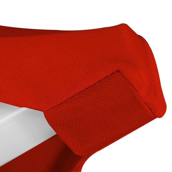 Beautissu Housse de table debout Stella Ø 80 cm jupe de table debout pour table debout - décoration de fête adaptée à la restauration - décoration de fête extensible pour chaque table - lot de 2 rouge