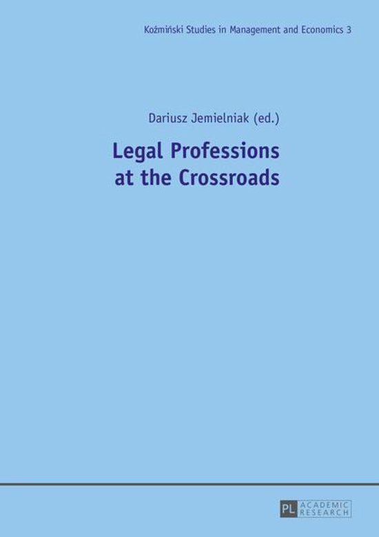 Kozminski Studies in Management and Economics 3 - Legal Prof ... - cover