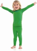 Brubeck | Kids Jongens Seamless Thermo Set - Groen - 116/122