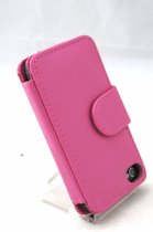 Armanth roze faux leren wallet voor iPhone 4 en 4S
