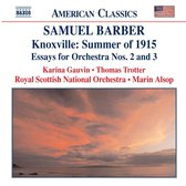 Royal Scottish National Orchestra, Marin Alsop - Barber: Knoxville Summer Of 1915/Toccata (CD)