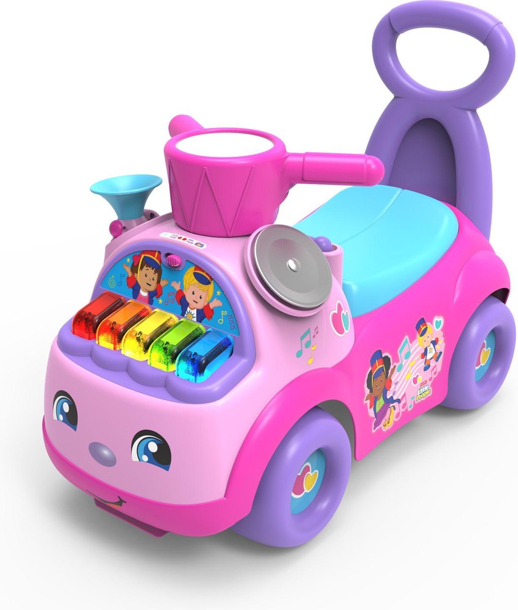Inferieur Hoge blootstelling Traditie Fisher-Price Little People Music Parade Roze - Loopauto | bol.com