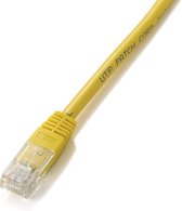 Equip Cat.5e U/UTP 0.5m netwerkkabel 0,5 m Cat5e U/UTP (UTP) Geel