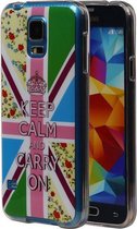 Keizerskroon TPU Cover Case voor Samsung Galaxy S5 Cover