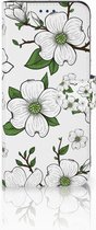 Bookcase Geschikt voor Samsung S8 Design Dogwood Flowers