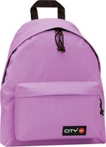 City - Lavender - Rugzak - Inhoud 24 Liter - 41 CM Hoog - Paars/Roze - Met voorvak