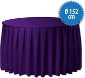 Combiskirting Boxpleat 250% - Ø152cm - Paars