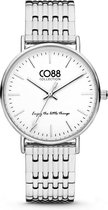 CO88 Collection 8CW-10070 - Horloge - Metalen band - zilverkleurig - Ã˜ 36 mm