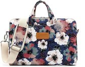 Canvaslife Briefcase MacBook Air/Pro 13 inch Hoes / Sleeve - navy rose