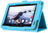Acer Iconia Tab B1-720 Leather Stand Case Licht Blauw Light Blue