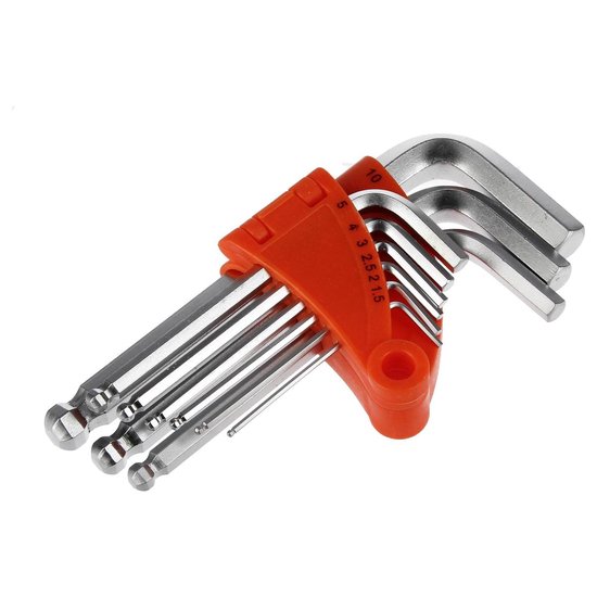 Jeu de clés hexagonales pliantes STANLEY® 2,5 - 10 mm (7 pièces)