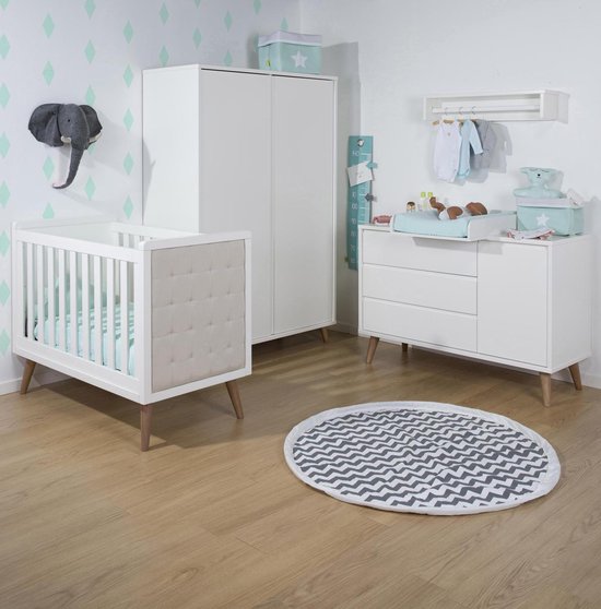 Commode Retro Rio - Wit -extra breed-