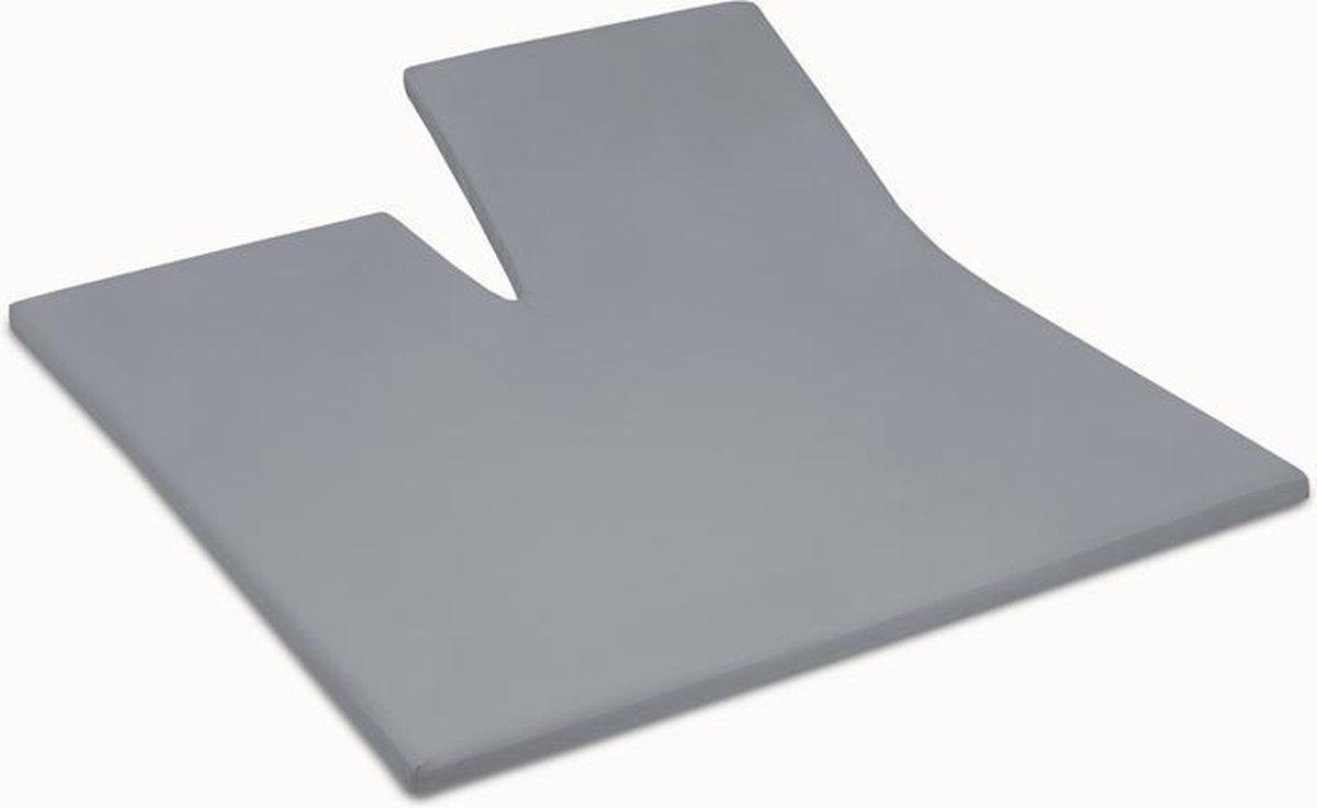 Damai Jersey Splittopper Hoeslaken - Grijs 160 x 200/210/220cm op Prijzenvolger.com