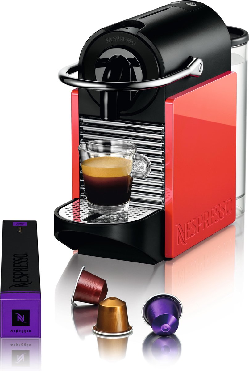 Magimix Nespresso M110 Pixie - Koffiecupmachine - wit / koraal rood |  bol.com