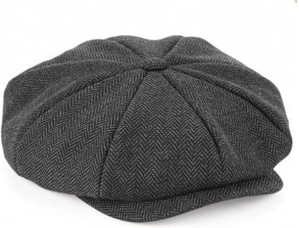 Casquette plate pour homme Bakersboy - Gris - Taille S / M