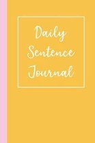 Daily Sentence Journal