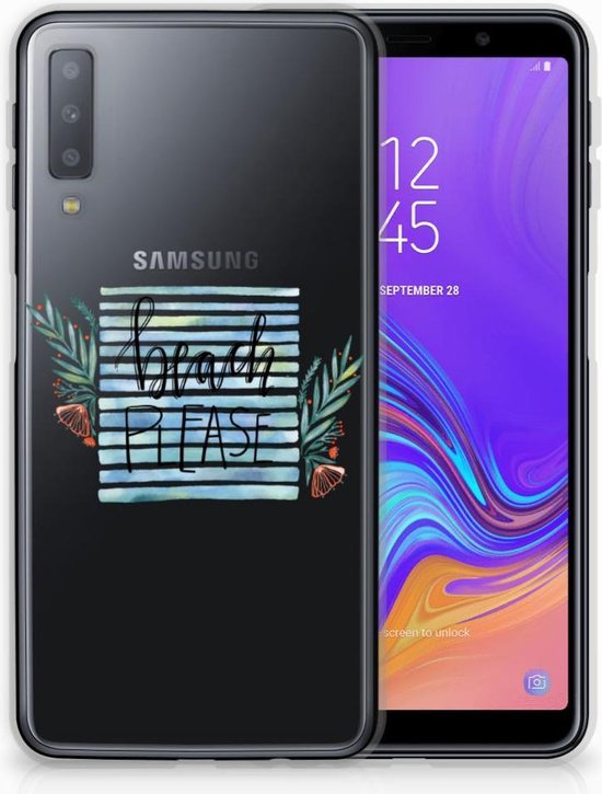 Coque Smartphone pour Samsung Galaxy A7 (2018) Coque Boho Beach