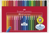 viltstiften Faber Castell GRIP Colour etui 20 stuks FC-155320