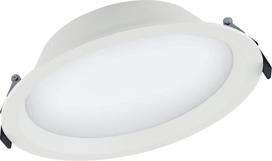 Ledvance LED Downlight Alu DN200 25W 2370lm 100D - 840 Koel Wit | 215mm - IP44 - Dali Dimbaar.