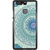 Huawei P9 Plus hoesje - Mandala blauw