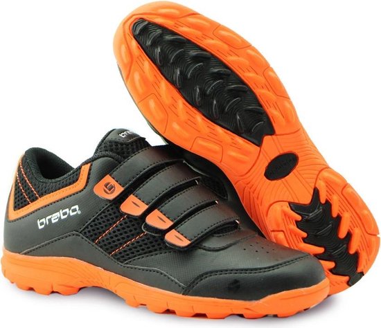 Brabo Klittenband  Sportschoenen - Maat 30 - Unisex - zwart/oranje