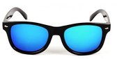 Hidzo Kinder Zonnebril zonnebril Zwart - UV 400 - In brillenkoker
