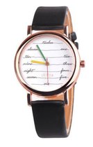 Hidzo Horloge Every Hour Ø 37 mm - Zwart - In horlogedoosje