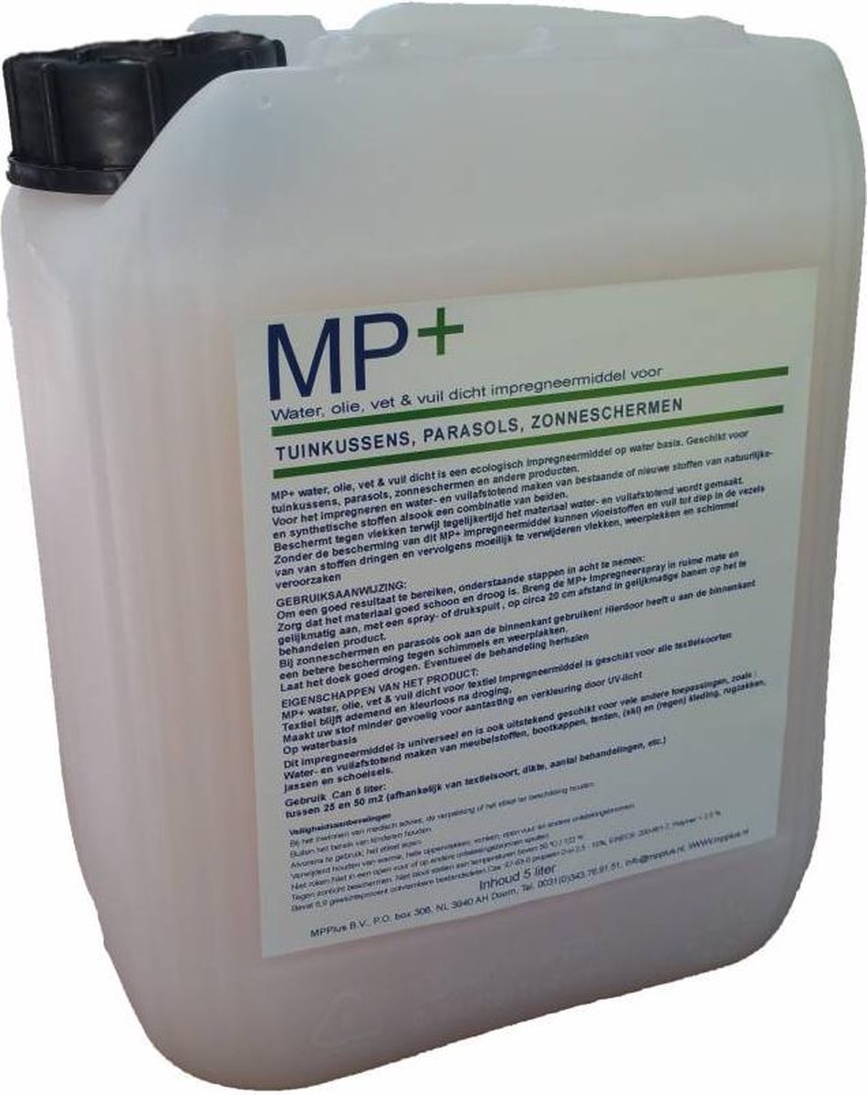| MPPLUS Impregneermiddel voor Tuinkussens, parasols Tent waterdicht maken spray 4 stuks bussen MP+