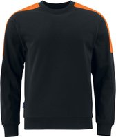 Projob 2125 Sweatshirt Zwart/Oranje maat XS