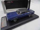 PremiumX - Dodge Charger 500 1970 Blauw Schaal 1:43