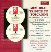 Memorial Tribute To Toscanini