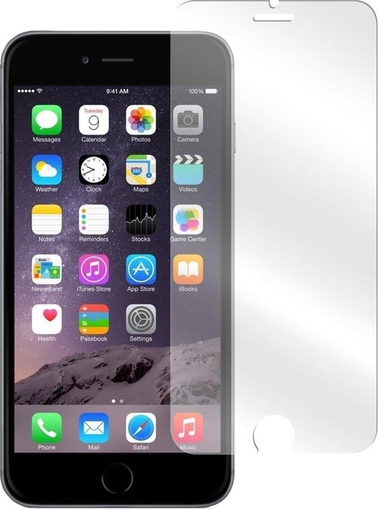 Bedelen moeilijk ondernemen iPhone 6/6s Screenprotector Tempered Glass Gehard Glas Screen Cover |  bol.com