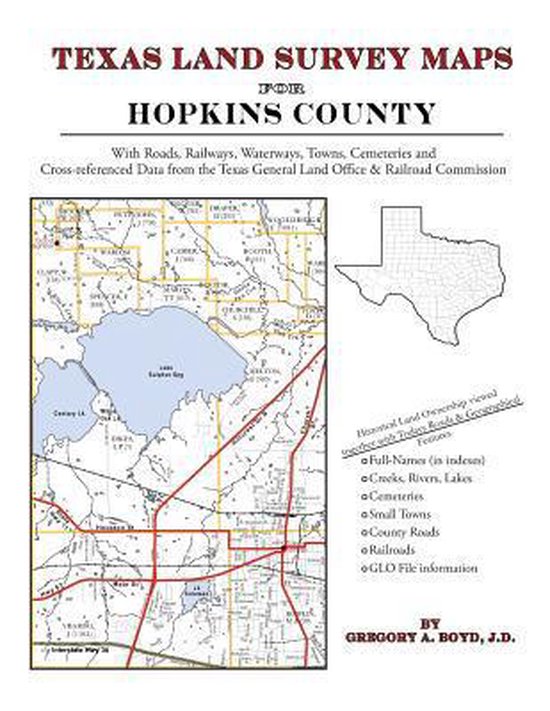 Texas Land Survey Maps For Hopkins County 9781420350975 Gregory A 0267