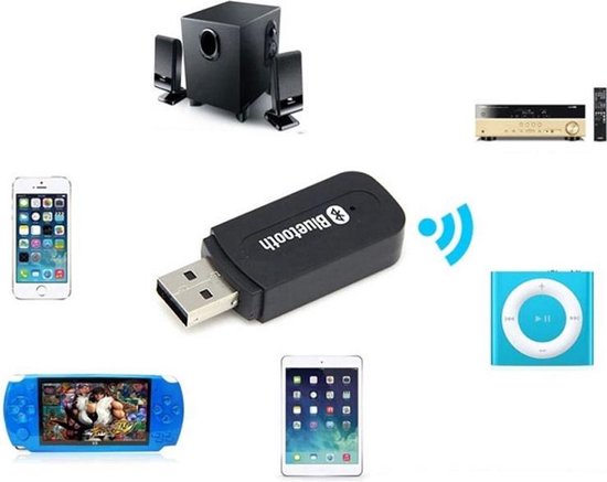 Draadloze USB Bluetooth Audio Adapter - Muziek van je Telefoon/Tablet op je  Hifi... | bol.com