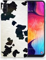 TPU Siliconen Backcover Geschikt voor Samsung Galaxy A50 Design Koeienvlekken