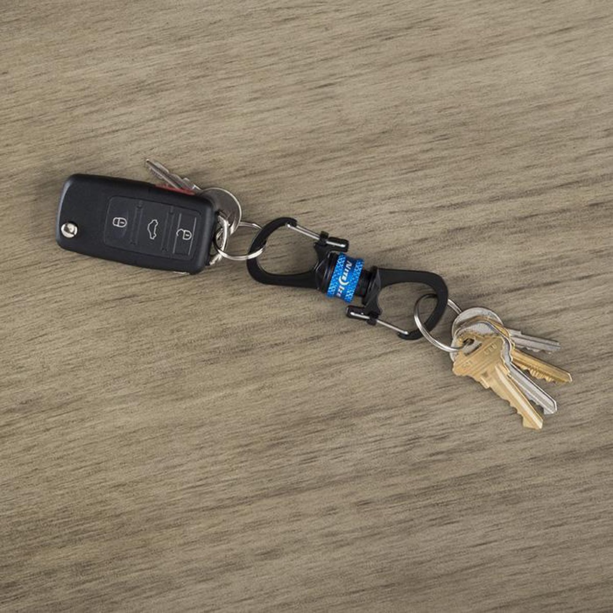 Nite Ize SlideLock 360° Locking Carabiner Blauw