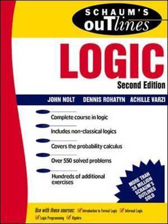 Schaum's Outline of Theory and Problems of Logic - cover