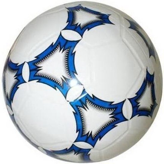 Playfun Voetbal 24 Cm Wit/blauw |