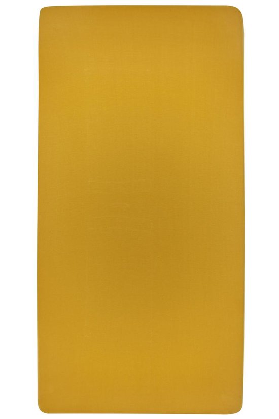 Meyco jersey hoeslaken wieg - 2-pack - 40x80/90 cm - okergeel