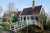 DP® Diamond Painting pakket volwassenen - Afbeelding: Zaanse Schans - Huisje met brug - 40 x 60 cm volledige bedekking, vierkante steentjes - 100% Nederlandse productie! - Cat.: Stad & Land