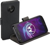 Zwart Bookstyle Y Wallet Case Hoesje voor Motorola Moto X4