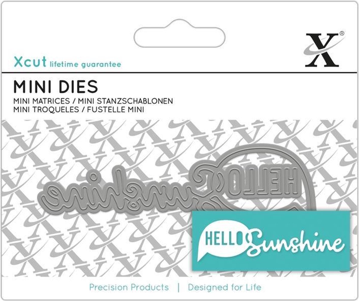 Mini Sentiment Die (1pc) - Hello Sunshine