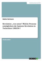 Revolution, Von Unten. Welche Prozesse Ermoglichten Die Samtene Revolution in Tschechien 1989/90 ?